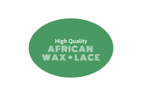 African Wax + Lace Fabric