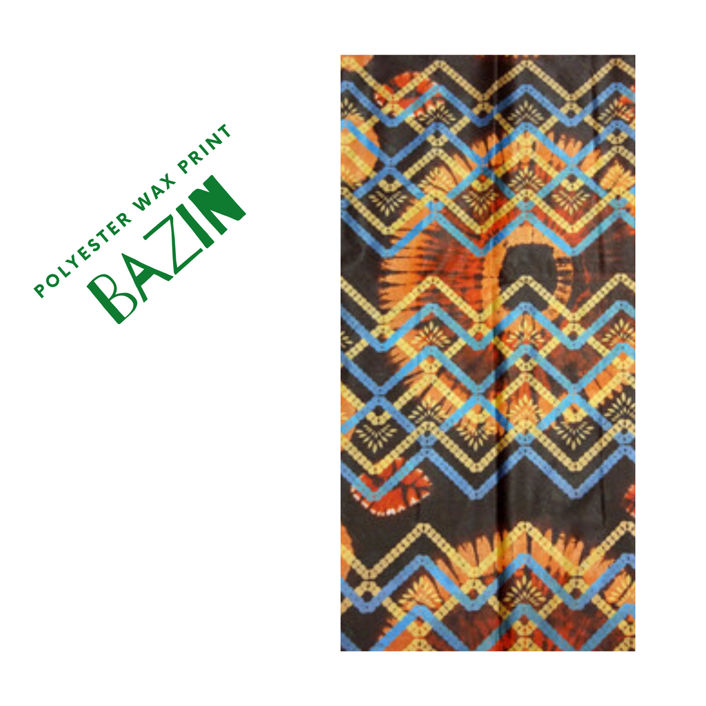 High Quality Polyester Bazin Wax Fabric #1 - Alagema Fabrics & Accessories