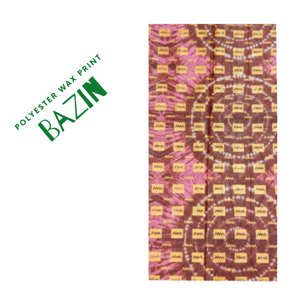 High Quality Polyester Bazin Wax Fabric #8 - Alagema Fabrics & Accessories