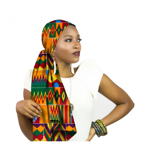 High-Quality African Print fabric Gele #26 - Alagema Fabrics & Accessories