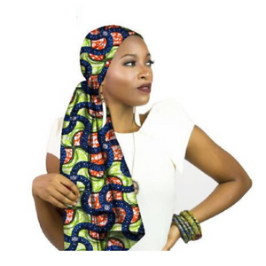 High-Quality African Print fabric Gele #2 - Alagema Fabrics & Accessories