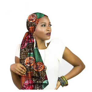 High-Quality African Print Fabric Gele #1 - Alagema Fabrics & Accessories