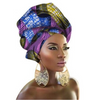High-Quality African Print fabric Gele #61 - Alagema Fabrics & Accessories