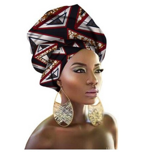 High-Quality African Print fabric Gele #55 - Alagema Fabrics & Accessories
