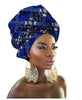 High-Quality African Print fabric Gele #64 - Alagema Fabrics & Accessories