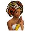 High-Quality African Print fabric Gele #28 - Alagema Fabrics & Accessories