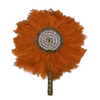 High-Quality Handmade Wedding Feather Hand Fan #21 - Alagema Fabrics & Accessories