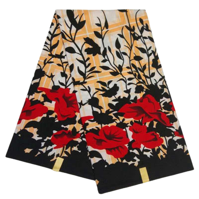 High Quailty Polyester African Print Fabric #17 - Alagema Fabrics & Accessories