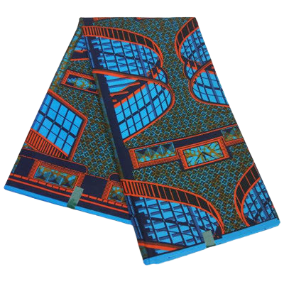 High Quailty Polyester African Print Fabric #28 - Alagema Fabrics & Accessories