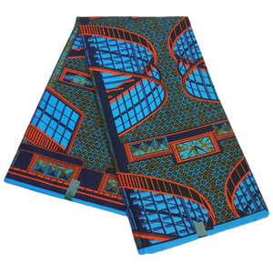 High Quailty Polyester African Print Fabric #28 - Alagema Fabrics & Accessories