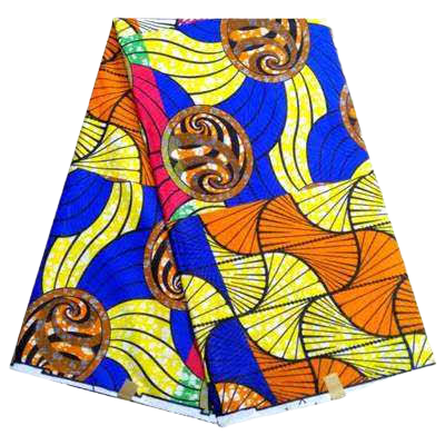 High Quailty Polyester African Print Fabric #25 - Alagema Fabrics & Accessories