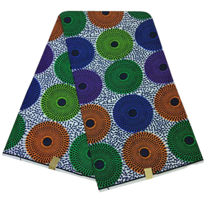 High Quailty Polyester African Print Fabric #11 - Alagema Fabrics & Accessories