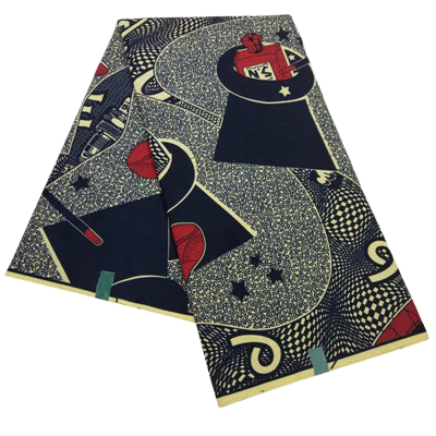 High Quailty Polyester African Print Fabric #57 - Alagema Fabrics & Accessories