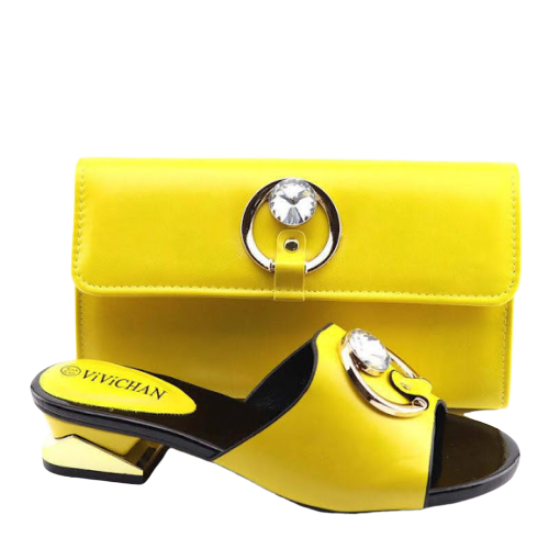 High-Quality Shoe & Handbag Set #23 - Alagema Fabrics & Accessories