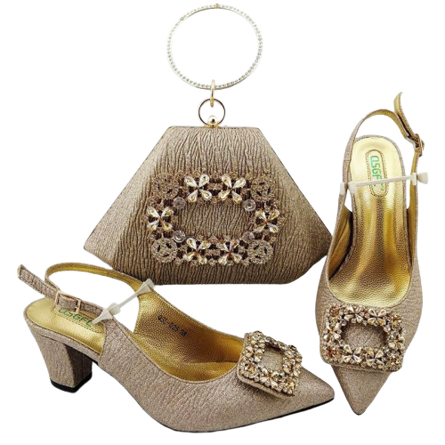 High-Quality Shoe & Handbag Set #52 - Alagema Fabrics & Accessories