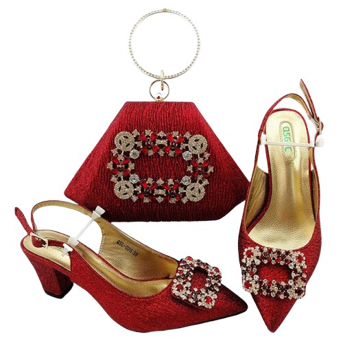 High-Quality Shoe & Handbag Set #50 - Alagema Fabrics & Accessories