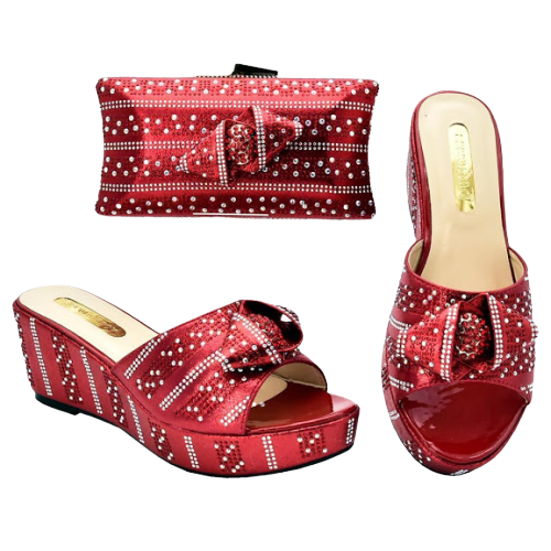 High-Quality Shoe & Handbag Set #32 - Alagema Fabrics & Accessories