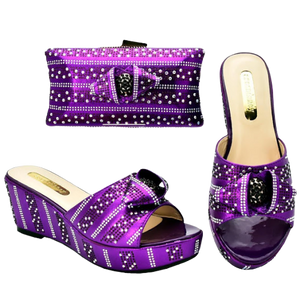 High-Quality Shoe & Handbag Set #31 - Alagema Fabrics & Accessories