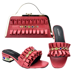 High-Quality Shoe & Handbag Set #28 - Alagema Fabrics & Accessories
