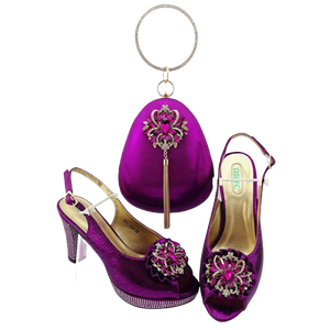 High-Quality Shoe & Handbag Set #47 - Alagema Fabrics & Accessories