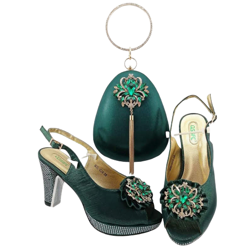 High-Quality Shoe & Handbag Set #46 - Alagema Fabrics & Accessories