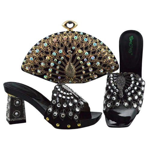 High-Quality Shoe & Handbag Set #66 - Alagema Fabrics & Accessories