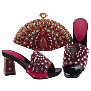 High-Quality Shoe & Handbag Set #67 - Alagema Fabrics & Accessories