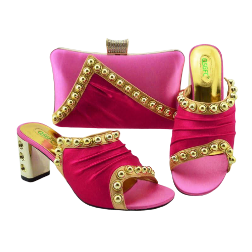 High-Quality Shoe & Handbag Set #60 - Alagema Fabrics & Accessories