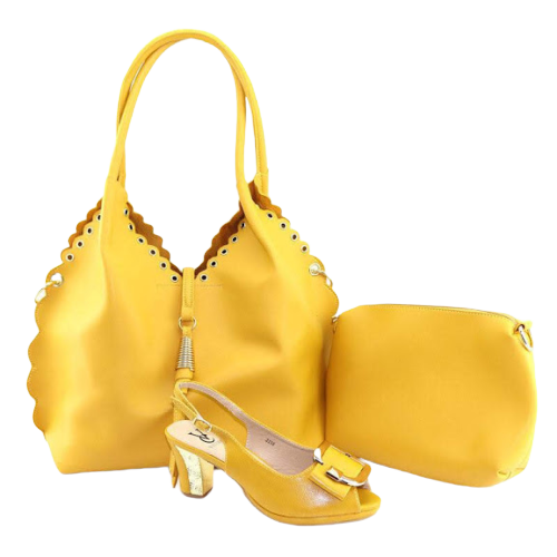 High-Quality Shoe & Handbag Set #17 - Alagema Fabrics & Accessories