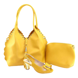 High-Quality Shoe & Handbag Set #17 - Alagema Fabrics & Accessories