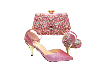 High-Quality Shoe & Handbag Set #55 - Alagema Fabrics & Accessories