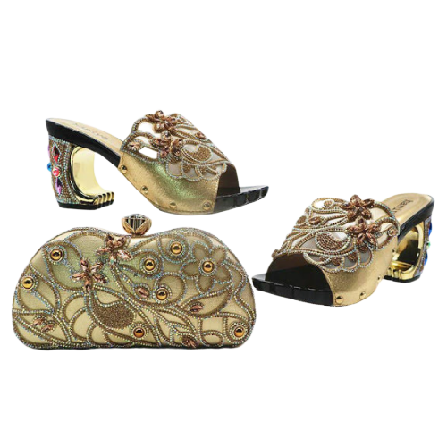 High-Quality Shoe & Handbag Set #14 - Alagema Fabrics & Accessories