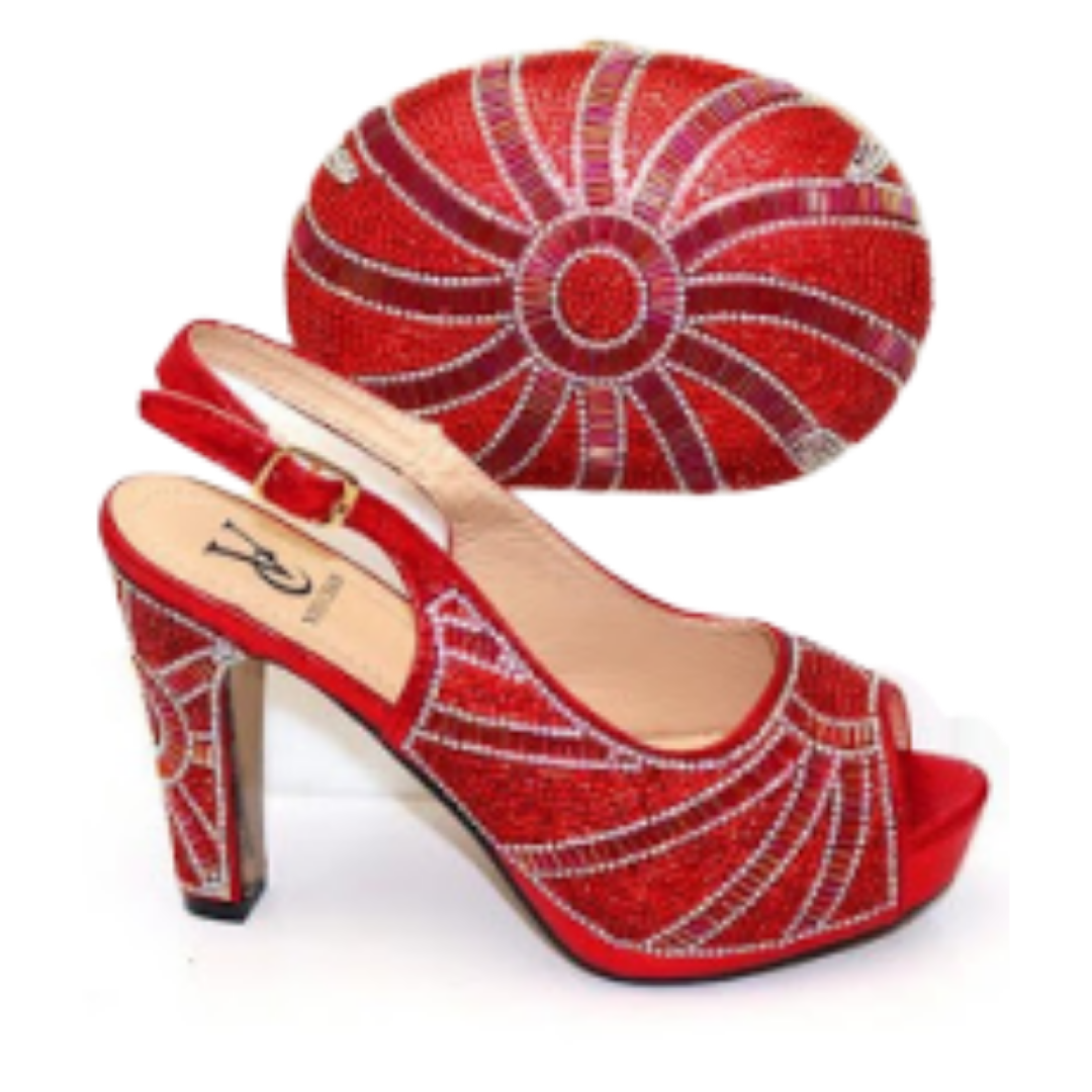 High-Quality Shoe & Handbag Set #36 - Alagema Fabrics & Accessories