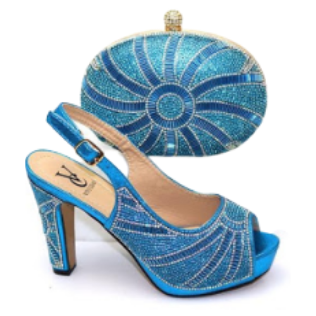 High-Quality Shoe & Handbag Set #37 - Alagema Fabrics & Accessories