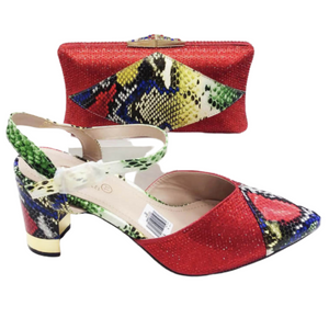 High-Quality Shoe & Handbag Set #22 - Alagema Fabrics & Accessories