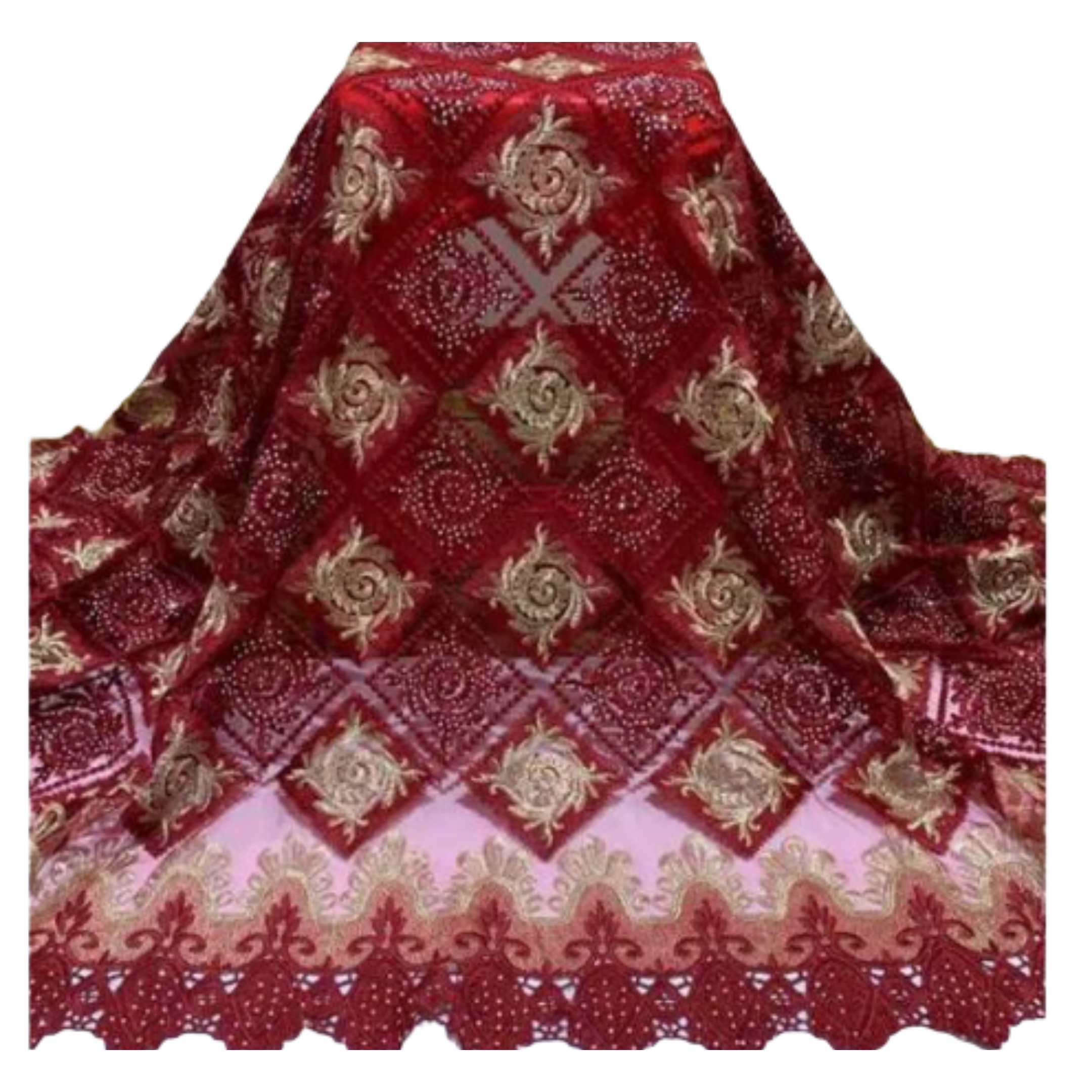 High Quality Net Lace Fabric #48 - Alagema Fabrics & Accessories